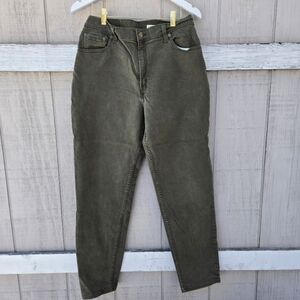 VINTAGE Levi's 550 Relaxed Fit Tapered Leg Faded Army Green Denim Jeans 14